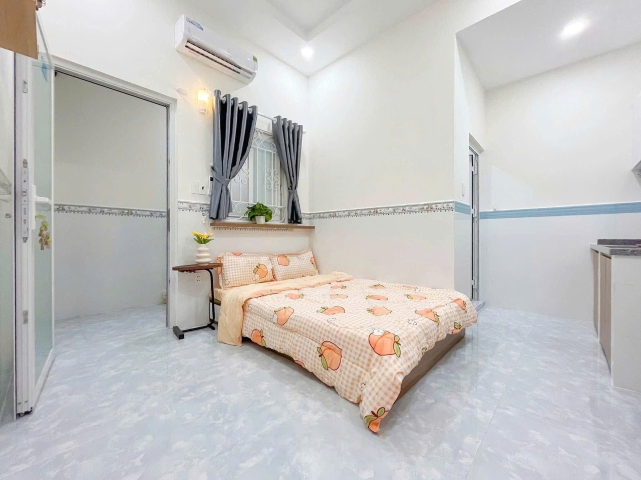 Phòng trọ Studio 25m2 tại Lighthouse Bùi Quang Là - Gò Vấp - Phòng ngủ