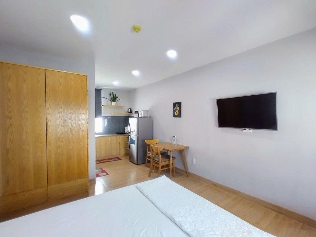 Phòng trọ Studio 20m2 tại PTC House 5 Lê Văn Sỹ - Quận 3 - Phòng ngủ