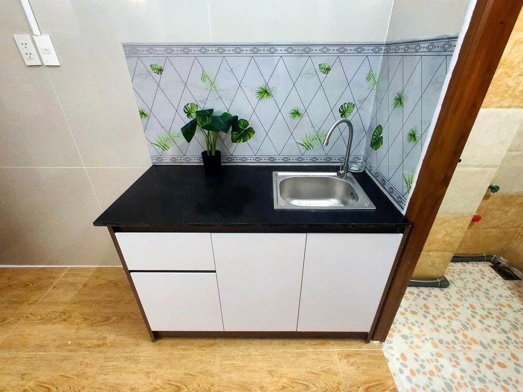 Phòng trọ Studio 20m2 tại PTC House Đường 3/2 - Quận 10 - Phòng bếp
