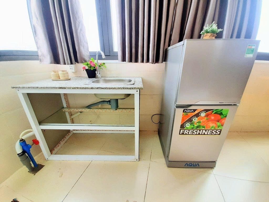 Phòng trọ Studio 20m2 tại PTC House Đường Tân Mỹ - Quận 7 - Phòng bếp