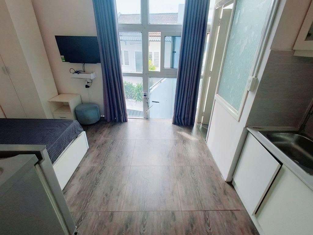 Phòng trọ Studio 25m2 tại PTC House Đinh Công Tráng - Quận 1 - Phòng ngủ
