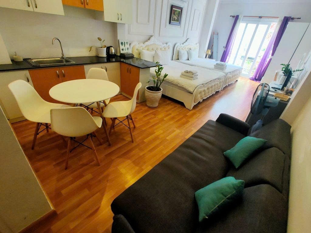 Phòng trọ Studio 35m2 tại PTC House 1 Nguyễn Thị Minh Khai - Quận 3 - Phòng bếp