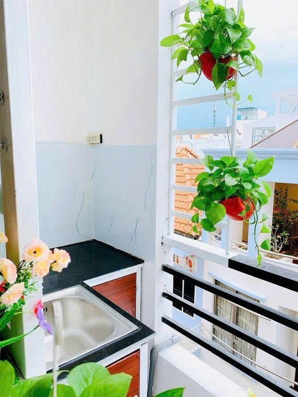 Phòng trọ Studio 22m2 tại PTC House Tố Hiến Thành - Quận 10 - Phòng bếp