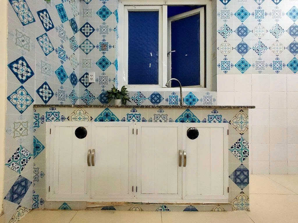 Phòng trọ Studio 30m2 tại PTC House Đông Hưng Thuận 10B - Quận 12 - Phòng bếp