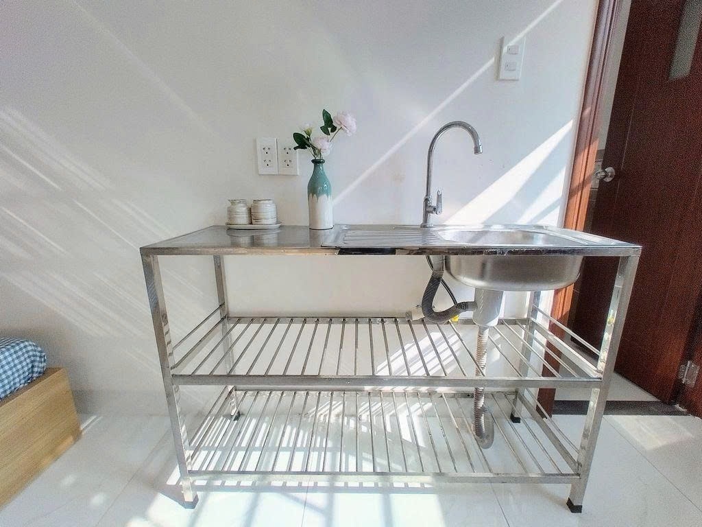Phòng trọ Studio 15m2 tại PTC House Đường số 9 - Quận 7 - Phòng bếp