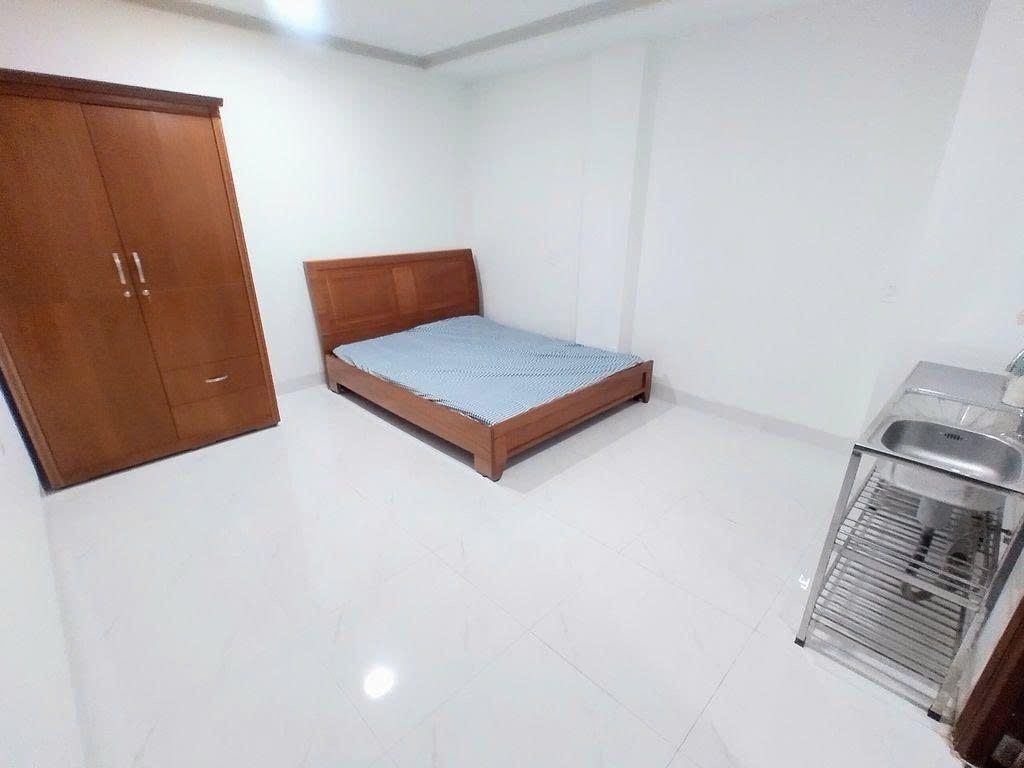 Phòng trọ Studio 15m2 tại PTC House Đường số 9 - Quận 7 - Phòng ngủ