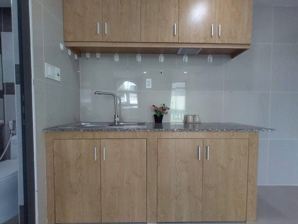Phòng trọ Studio 25m2 tại PTC House Bùi Văn Ba - Quận 7 - Phòng bếp