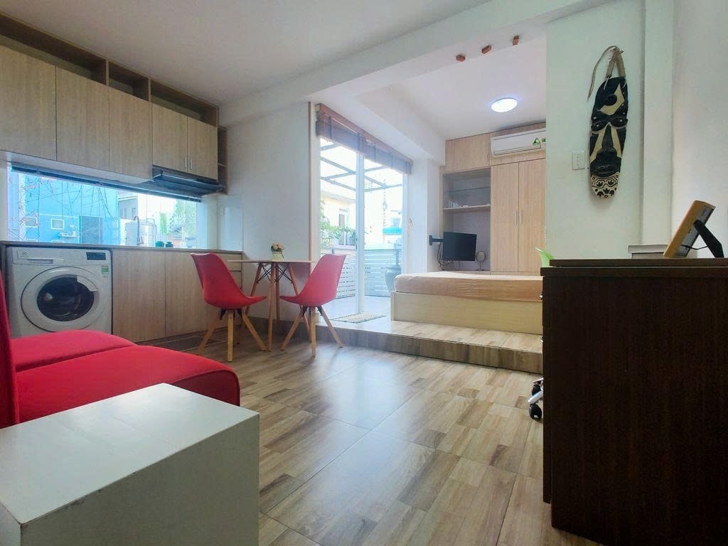 Phòng trọ Studio 30m2 tại PTC House Đường số 5 Cư xá Đô Thành - Quận 3 - Phòng ngủ