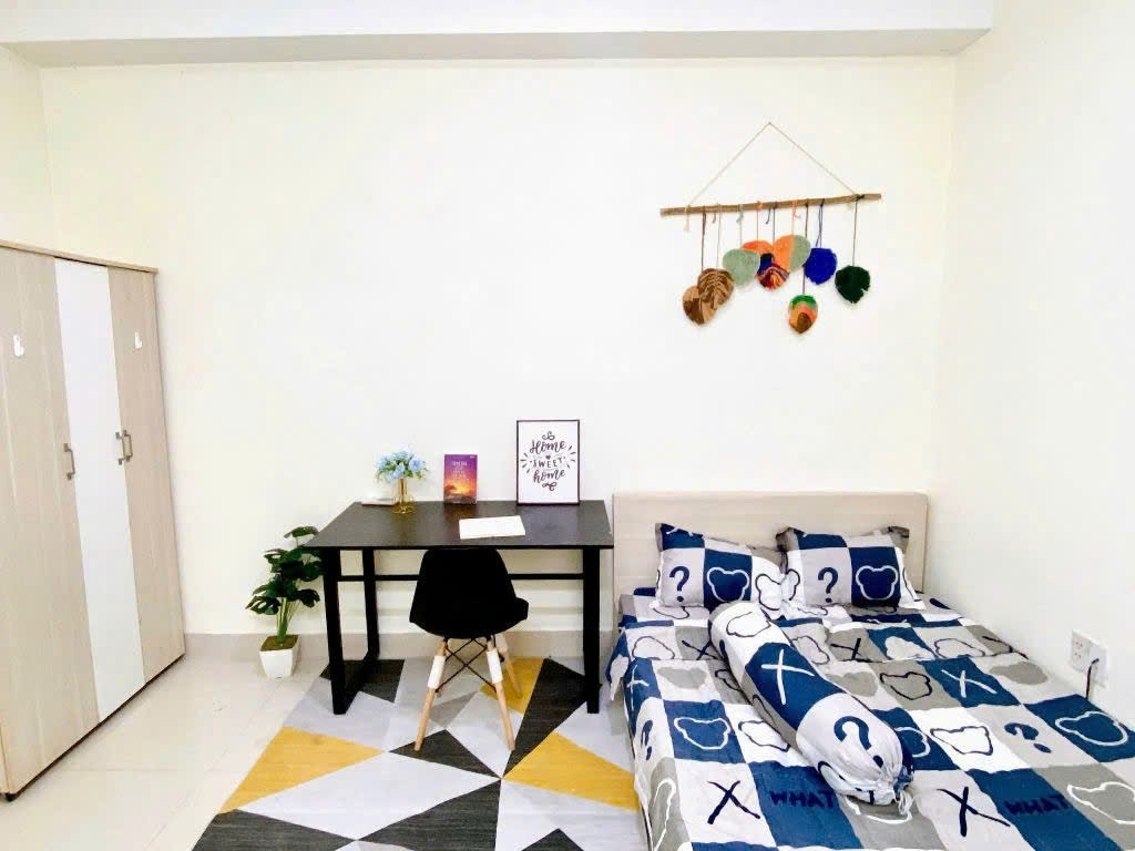 Phòng trọ Studio 20m2 tại Roomy Home Cộng Hòa - Tân Bình - Phòng ngủ