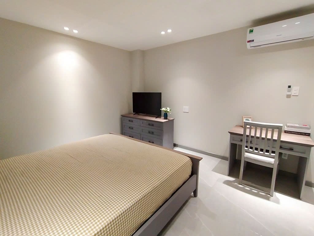 Phòng trọ Studio 30m2 tại PTC House Hồ Hảo Hớn - Quận 1 - Phòng ngủ