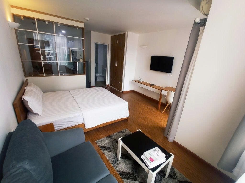 Phòng trọ Studio 25m2 tại PTC House Trần Cao Vân - Quận 3 - Phòng ngủ