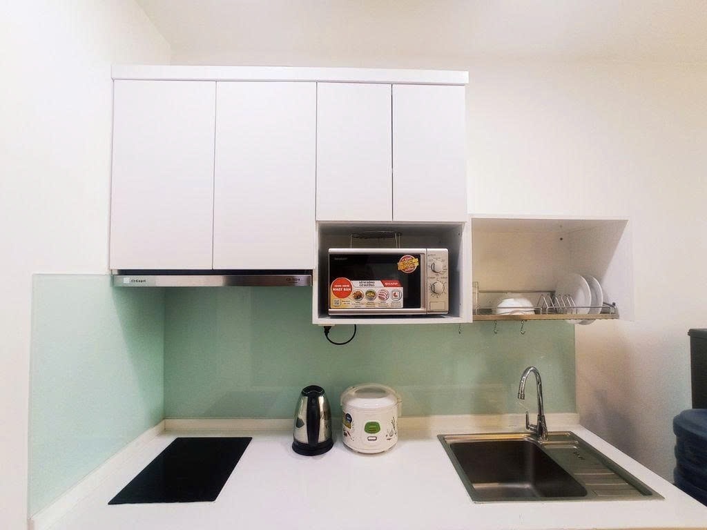 Phòng trọ Studio 25m2 tại PTC House Trần Cao Vân - Quận 3 - Phòng bếp