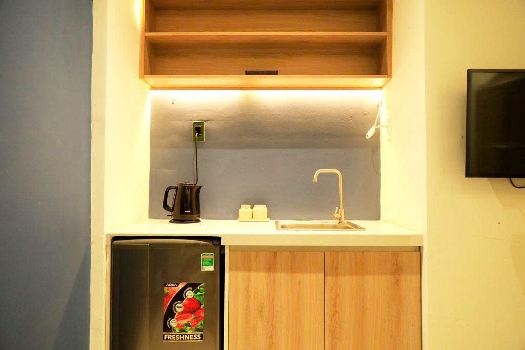 Phòng trọ Studio 20m2 tại PTC House Phó Đức Chính - Quận 1 - Phòng bếp