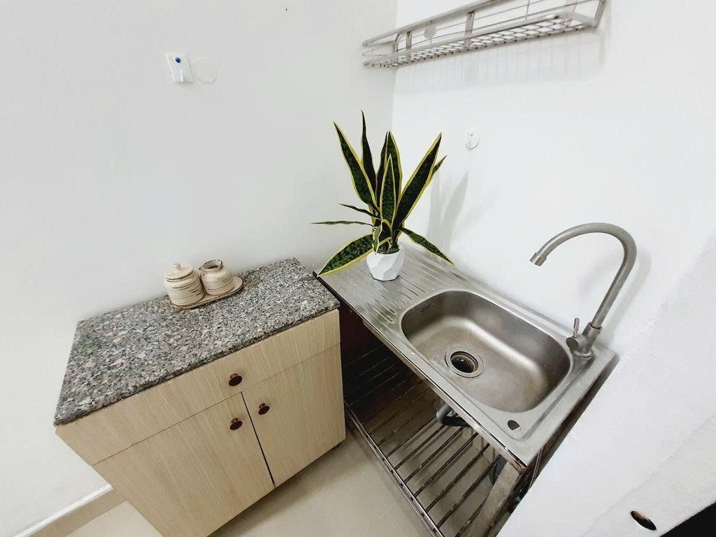 Phòng trọ Studio 20m2 tại PTC House Nguyễn Bá Huân - Quận 2 - Phòng bếp