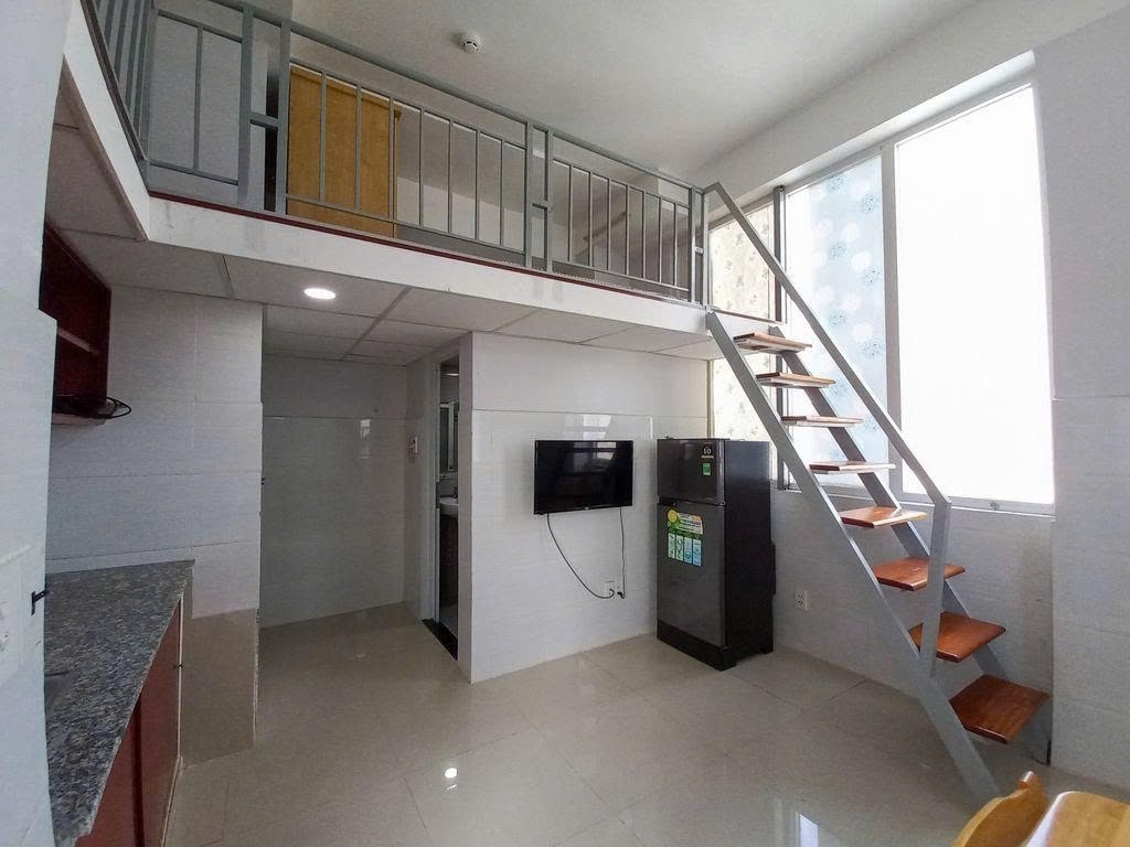 Phòng trọ Duplex 20m2 tại PTC House Cao Thị Chính - Quận 7 - Phòng khách