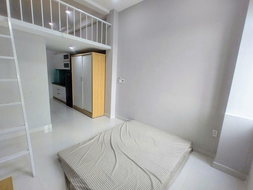 Phòng trọ Duplex 25m2 tại PTC House Trần Xuân Soạn - Quận 7 - Phòng ngủ