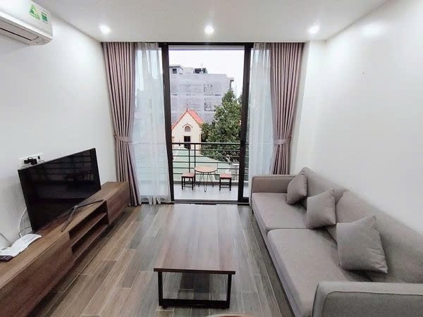 Phòng trọ 1 Phòng ngủ 50m2 tại PTC House 1 Tô Ngọc Vân -  Tây Hồ - Phòng khách