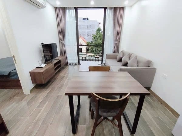 Phòng trọ 1 Phòng ngủ 50m2 tại PTC House 1 Tô Ngọc Vân -  Tây Hồ - Phòng khách