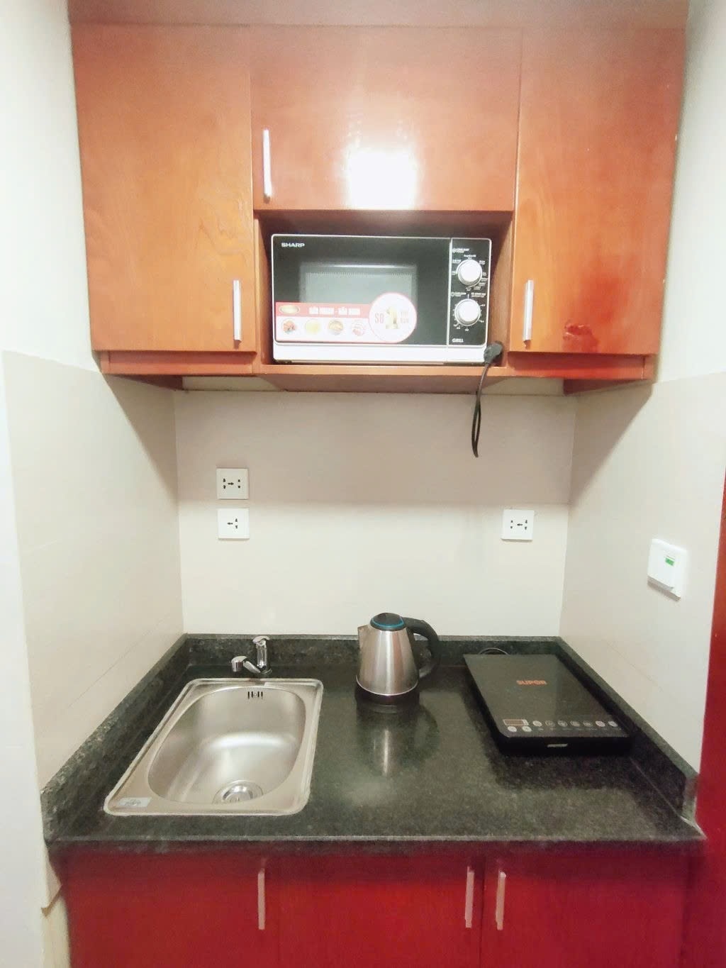 Phòng trọ Studio 20m2 tại PTC House Đồng Me - Nam Từ Liêm - Phòng bếp