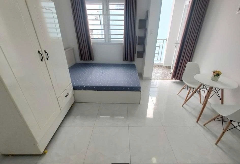 Phòng trọ Studio 25m2 tại PTC House Cách Mạng Tháng 8 - Quận 3 - Phòng ngủ