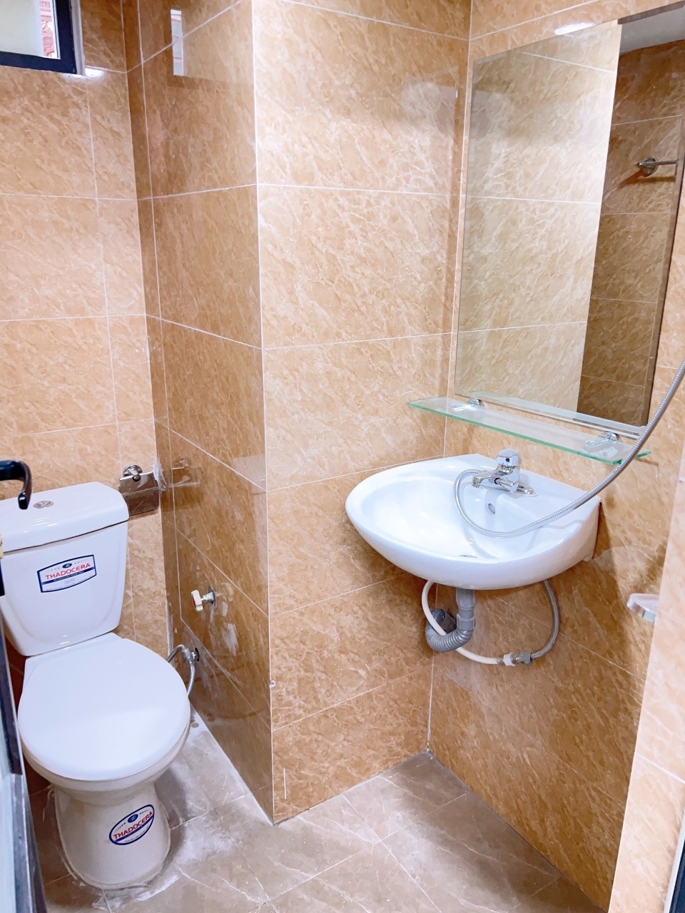 Phòng trọ Studio 25m2 tại HappyHomes 3 Hồ Tùng Mậu - Bắc Từ Liêm - Phòng tắm