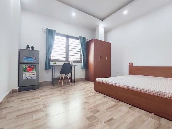 Phòng trọ Studio 25m2 tại PTC House 2 Quan Nhân - Thanh Xuân  - Phòng ngủ
