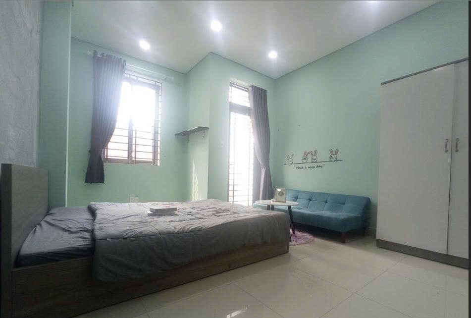 Phòng trọ Studio 25m2 tại PTC House Thạch Thị Thanh - Quận 1 - Phòng ngủ