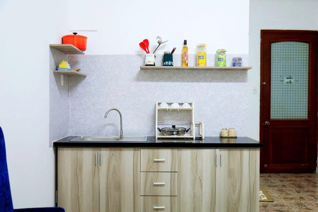 Phòng trọ Studio 30m2 tại PTC House Nguyễn Văn Thủ - Quận 1 - Phòng bếp