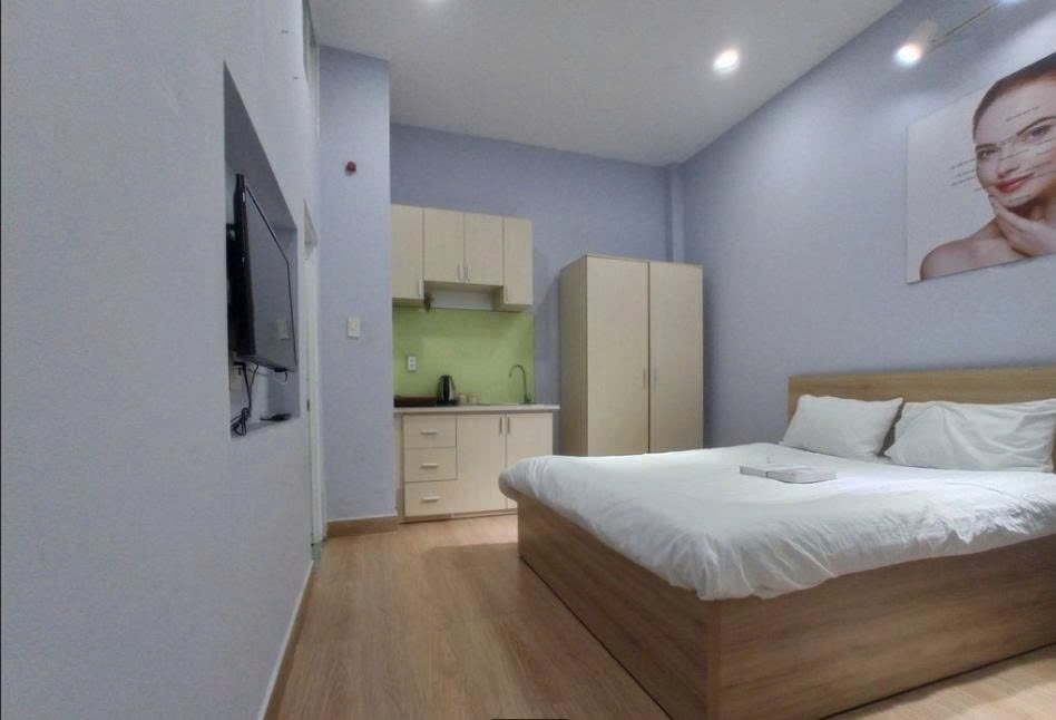 Phòng trọ Studio 25m2 tại PTC House Thái Văn Lung - Quận 1 - Phòng ngủ