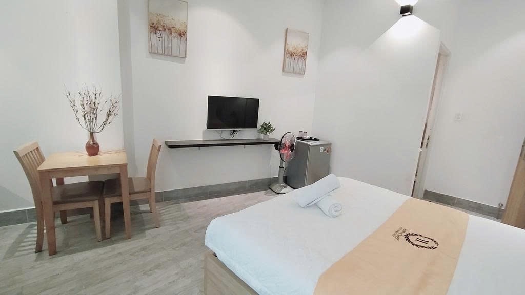 Phòng trọ Studio 20m2 tại PTC House 2 Cống Quỳnh - Quận 1 - Phòng ngủ