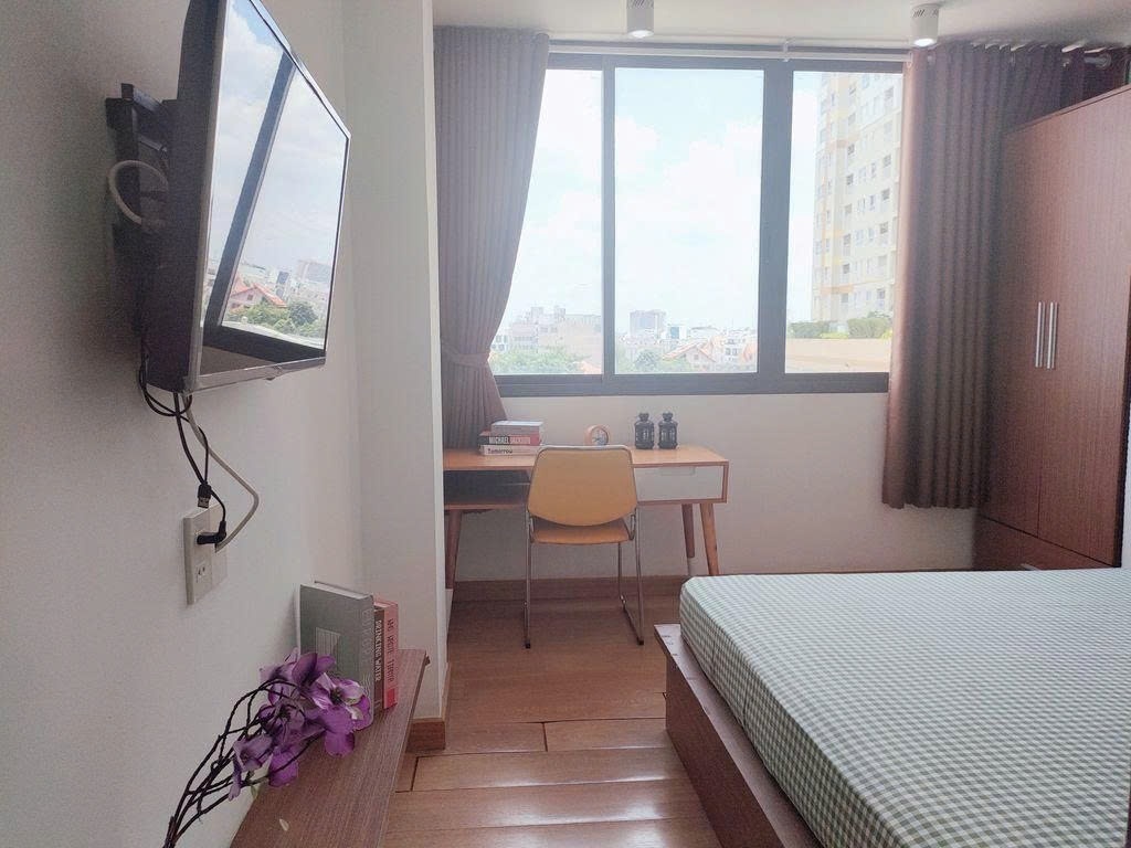Phòng trọ Studio 40m2 tại PTC House Đường 61 - Quận 2 - Góc làm việc