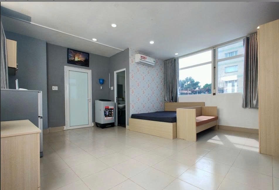 Phòng trọ Studio 25m2 tại PTC House Trương Quyền - Quận 3 - Phòng ngủ