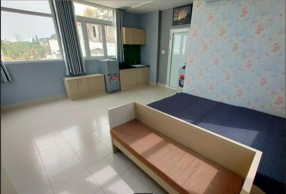 Phòng trọ Studio 25m2 tại PTC House Trương Quyền - Quận 3 - Phòng ngủ