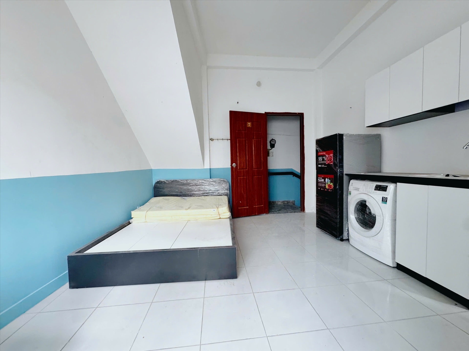 Phòng trọ Studio 25m2 tại Uncle House Ngô Tất Tố - Bình Thạnh - Phòng ngủ