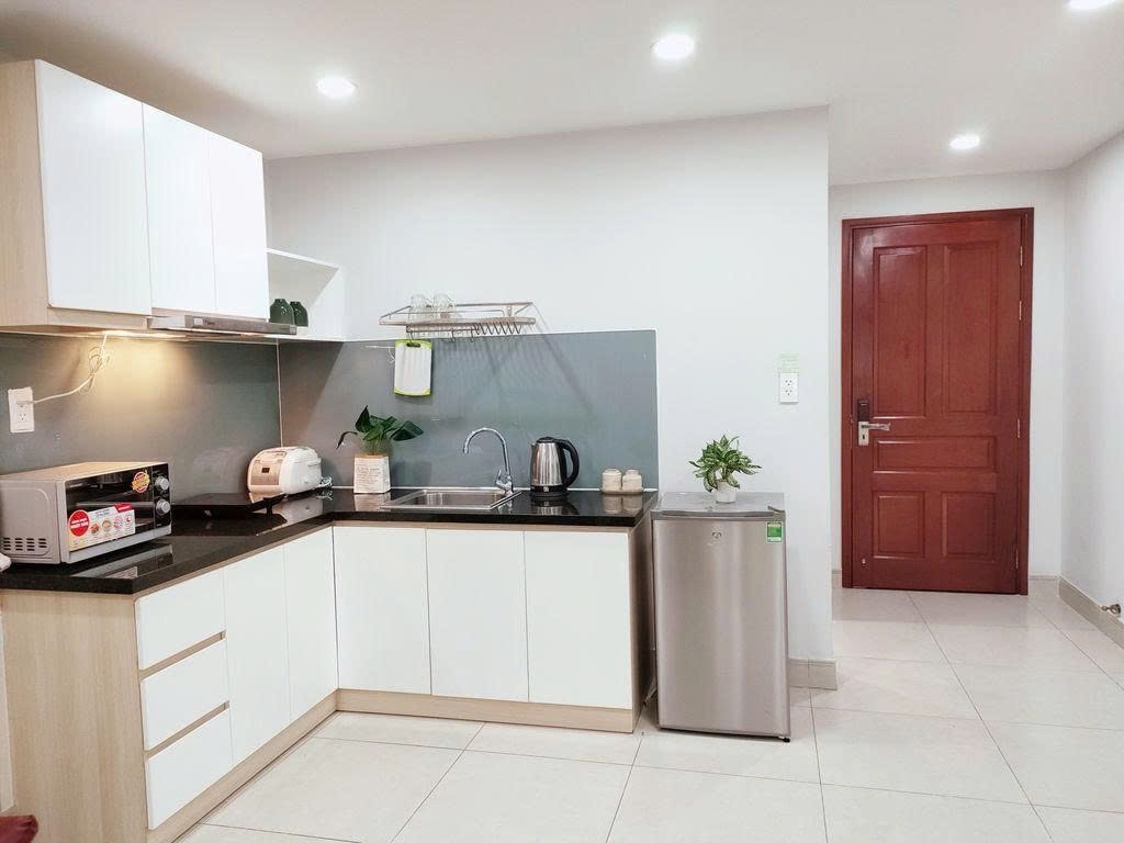Phòng trọ Studio 35m2 tại PTC House Đường 9 - Quận 2 - Phòng bếp