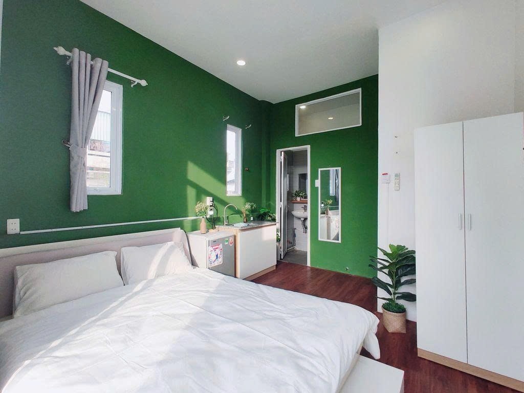 Phòng trọ Studio 20m2 tại PTC House 1 Trần Đình Xu - Quận 1 - Phòng ngủ