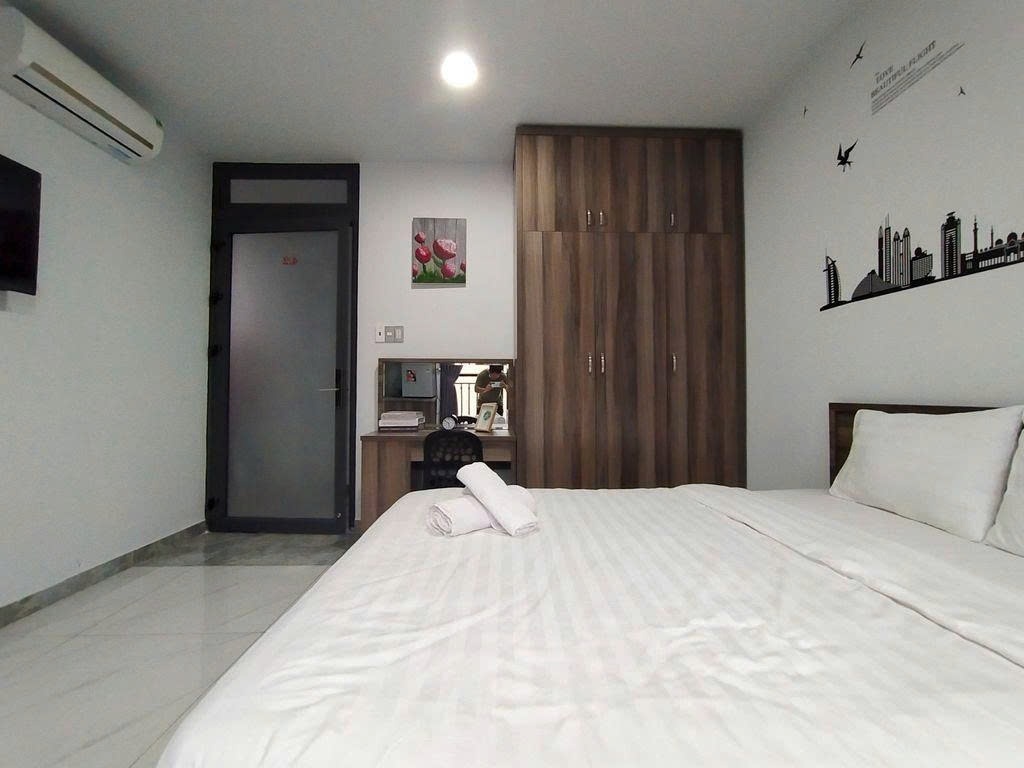 Phòng trọ Studio 40m2 tại PTC House Võ Thị Sáu - Quận 3 - Phòng ngủ