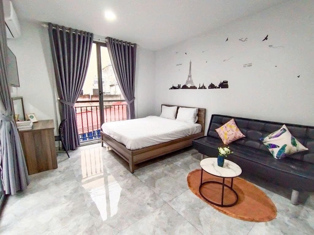 Phòng trọ Studio 40m2 tại PTC House Võ Thị Sáu - Quận 3 - Phòng ngủ