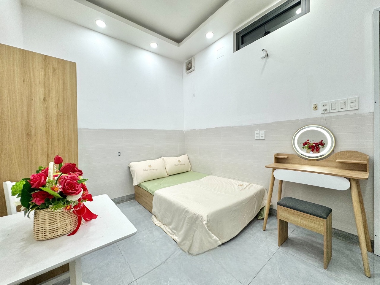 Phòng trọ Studio 25m2 tại H2 House Phú Thạnh - Tân Phú - Phòng ngủ