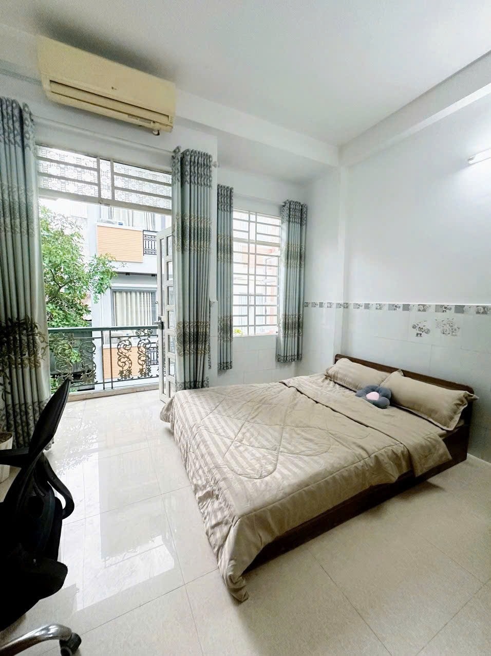 Phòng trọ Studio 25m2 tại AC House 2 Thống Nhất - Gò Vấp - Phòng ngủ