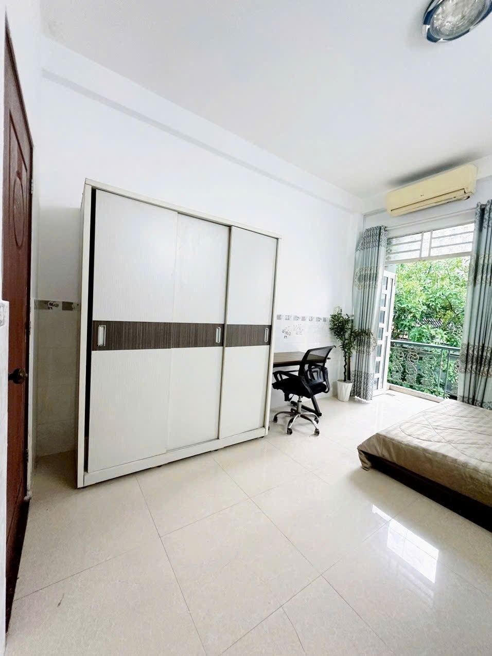 Phòng trọ Studio 25m2 tại AC House 2 Thống Nhất - Gò Vấp - Phòng ngủ