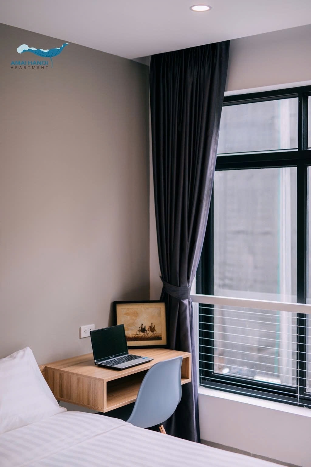 Phòng trọ Studio 40m2 tại PTC House Hàm Nghi - Nam Từ Liêm - Phòng ngủ