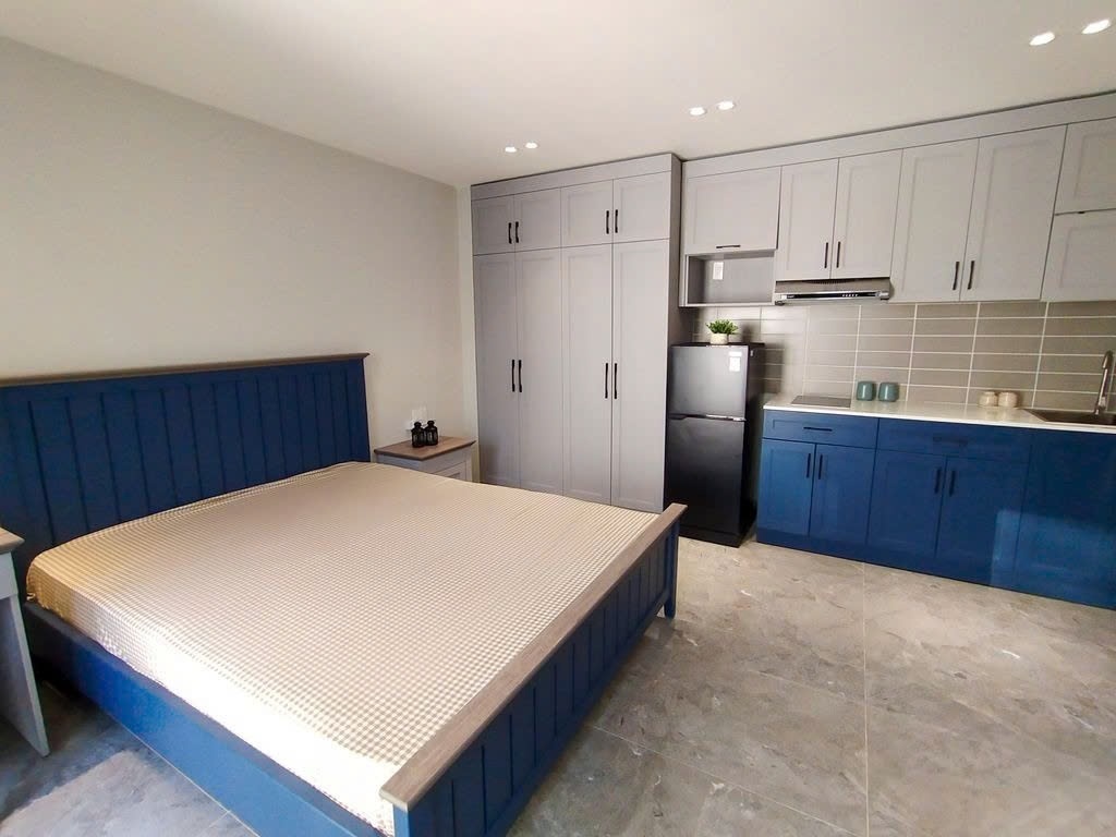 Phòng trọ Studio 45m2 tại PTC House Hồ Hảo Hớn - Quận 1 - Phòng ngủ