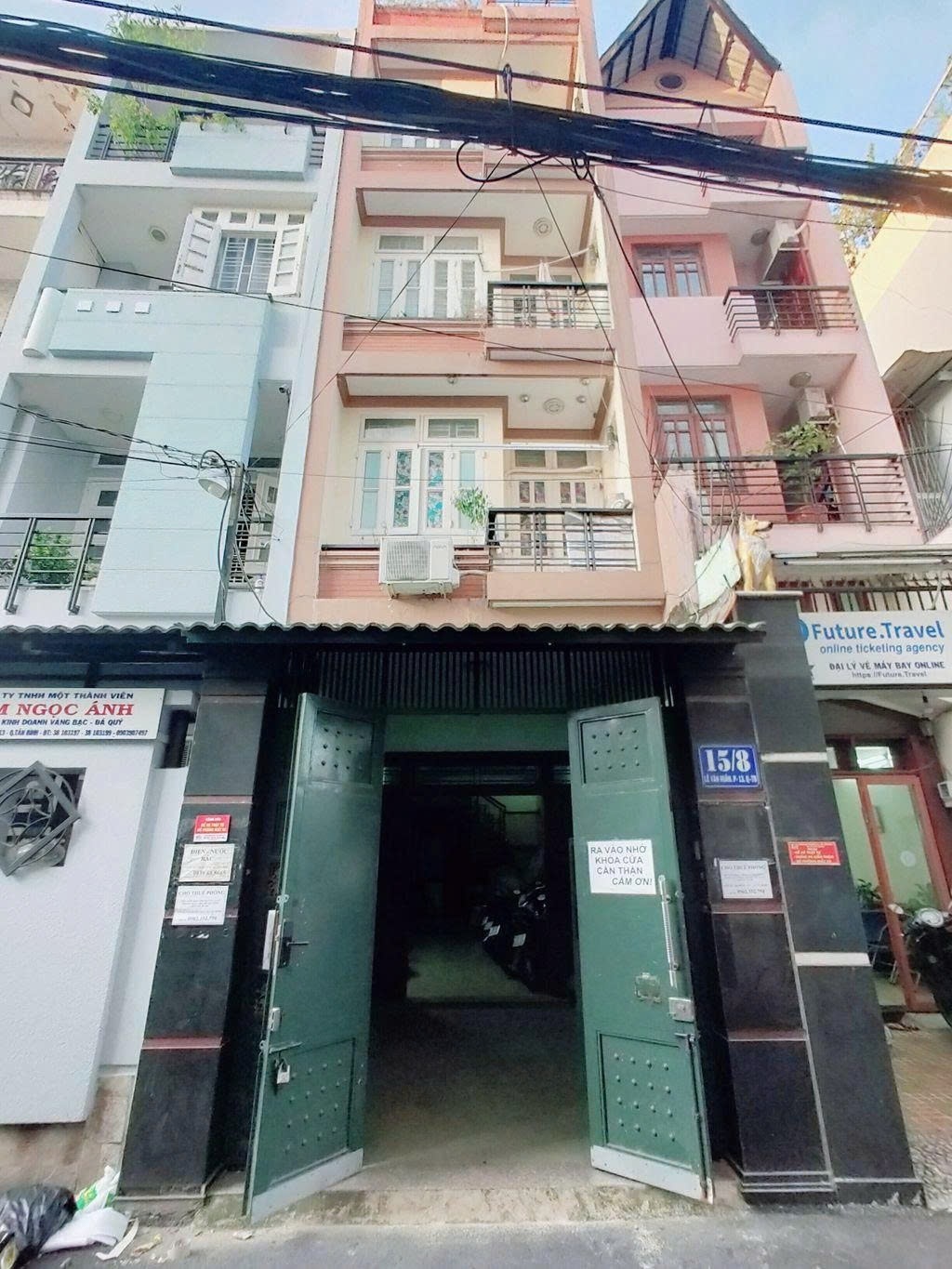 Phòng trọ PTC House Lê Văn Huân - Tân Bình - Toàn cảnh tòa nhà (*)