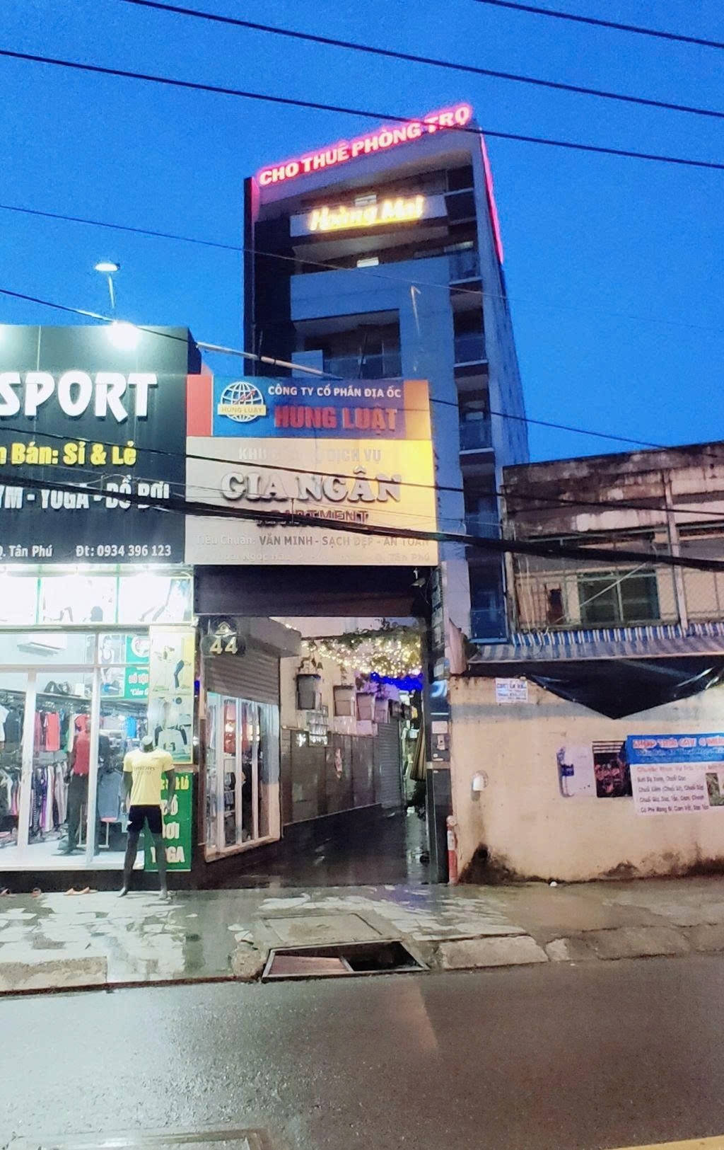 Phòng trọ PTC House Thoại Ngọc Hầu - Tân Phú - Toàn cảnh tòa nhà (*)