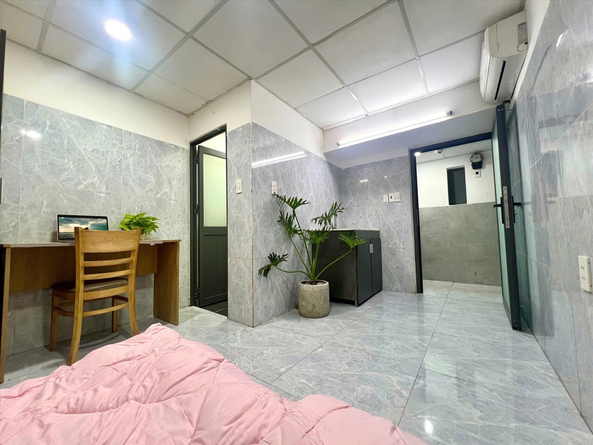 Phòng trọ Studio 25m2 tại Lighthouse Lê Đức Thọ A - Gò Vấp - Phòng ngủ