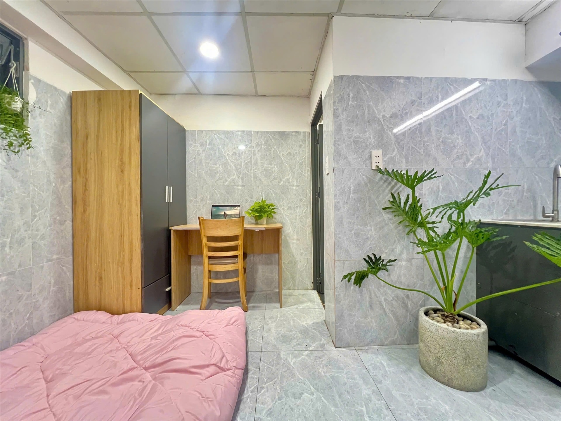 Phòng trọ Studio 25m2 tại Lighthouse Lê Đức Thọ A - Gò Vấp - Phòng ngủ
