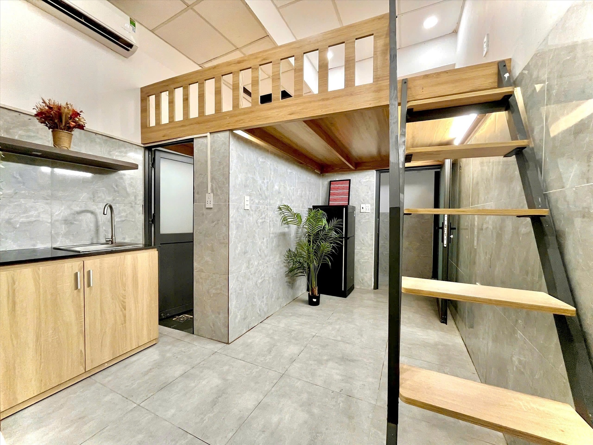 Phòng trọ Duplex 25m2 tại Lighthouse Lê Đức Thọ A - Gò Vấp - Phòng khách