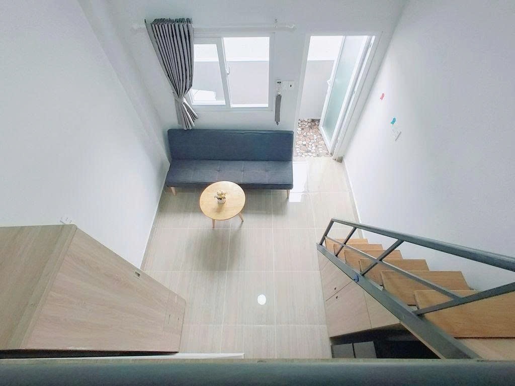 Phòng trọ Duplex 25m2 tại PTC House Khuông Việt - Tân Phú - Phòng khách