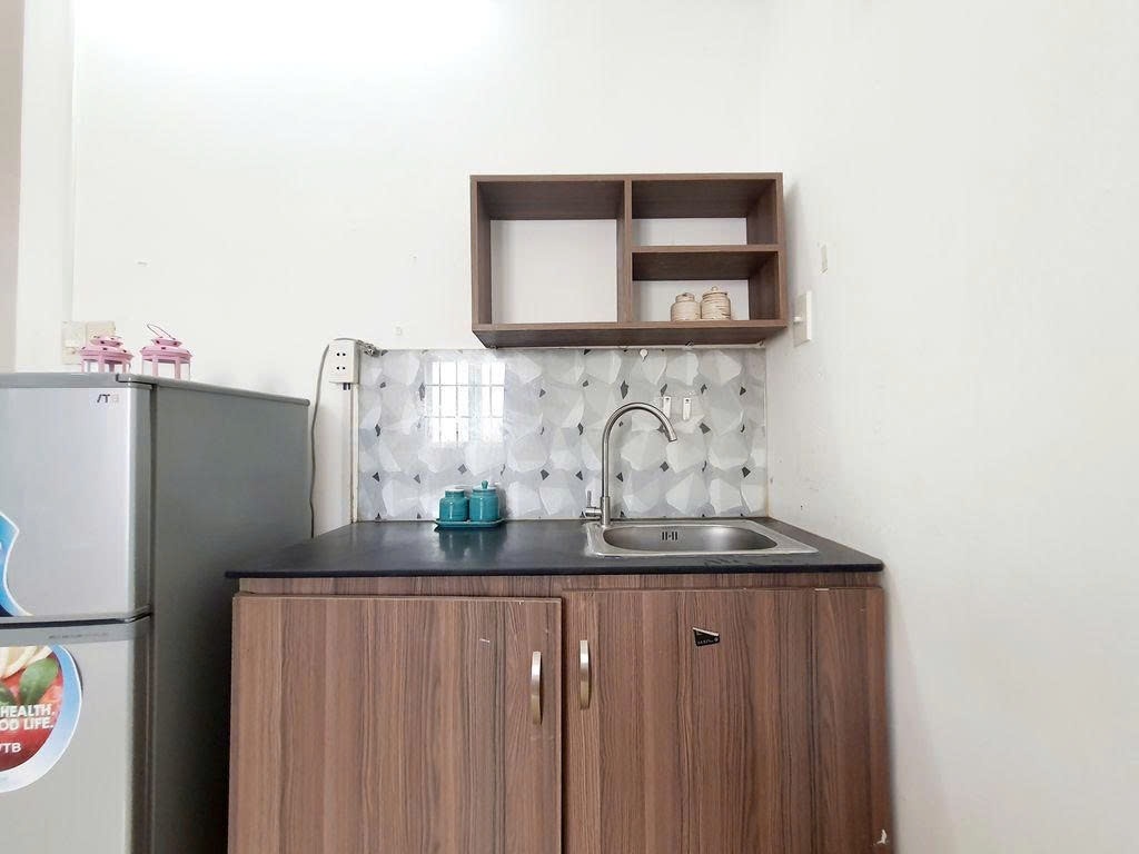 Phòng trọ Studio 25m2 tại PTC House Phan Chu Trinh - Bình Thạnh - Phòng bếp